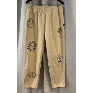 Go Slow Caravan‎ Embroidered Pants Appliqué Size 4